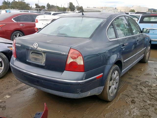 WVWRH63B83P200555 - 2003 VOLKSWAGEN PASSAT GLX GRAY photo 4