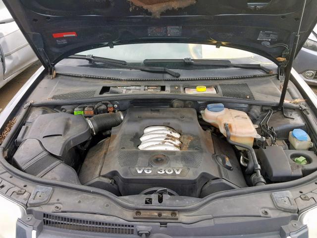 WVWRH63B83P200555 - 2003 VOLKSWAGEN PASSAT GLX GRAY photo 7