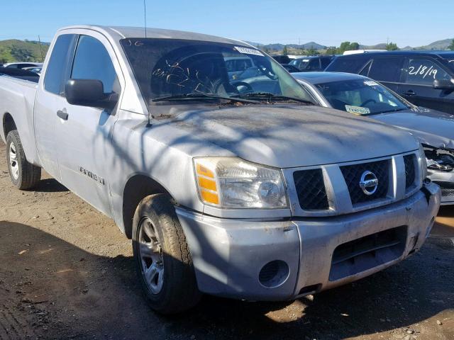 1N6AA06A05N541137 - 2005 NISSAN TITAN XE SILVER photo 1