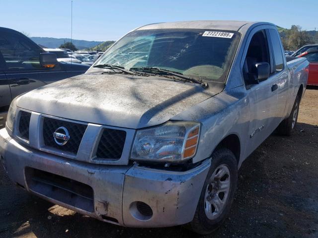 1N6AA06A05N541137 - 2005 NISSAN TITAN XE SILVER photo 2