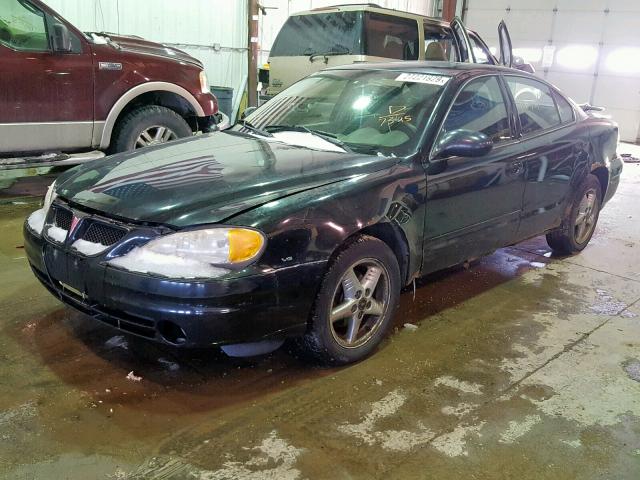 1G2NF52E44M707325 - 2004 PONTIAC GRAND AM S BLACK photo 2