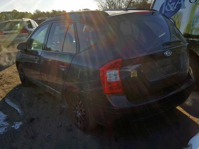 KNAFG526587151128 - 2008 KIA RONDO LX BLACK photo 3