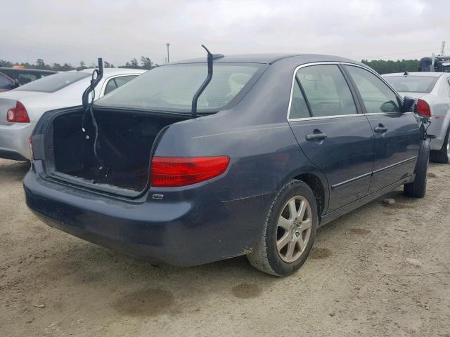 JHMCN36595C011490 - 2005 HONDA ACCORD HYB BLUE photo 4