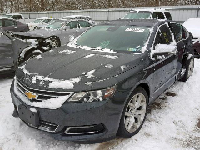 2G1155S34E9122232 - 2014 CHEVROLET IMPALA LTZ BLACK photo 2