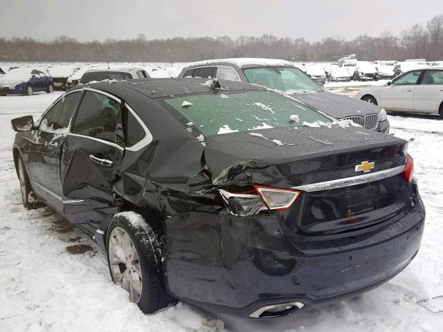 2G1155S34E9122232 - 2014 CHEVROLET IMPALA LTZ BLACK photo 3