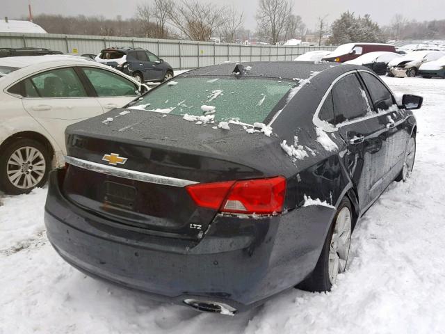 2G1155S34E9122232 - 2014 CHEVROLET IMPALA LTZ BLACK photo 4