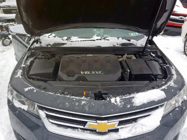 2G1155S34E9122232 - 2014 CHEVROLET IMPALA LTZ BLACK photo 7