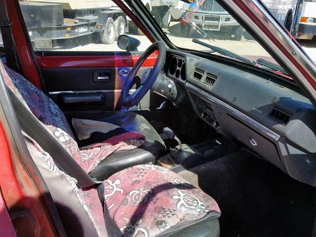 1G2AL68C9CA207602 - 1982 PONTIAC T-1000 RED photo 5