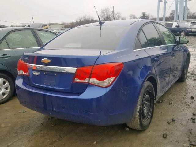 1G1PC5SH5C7400453 - 2012 CHEVROLET CRUZE LS BLUE photo 4