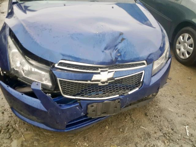 1G1PC5SH5C7400453 - 2012 CHEVROLET CRUZE LS BLUE photo 9