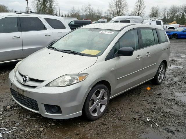 JM1CR293660113939 - 2006 MAZDA 5 SILVER photo 2