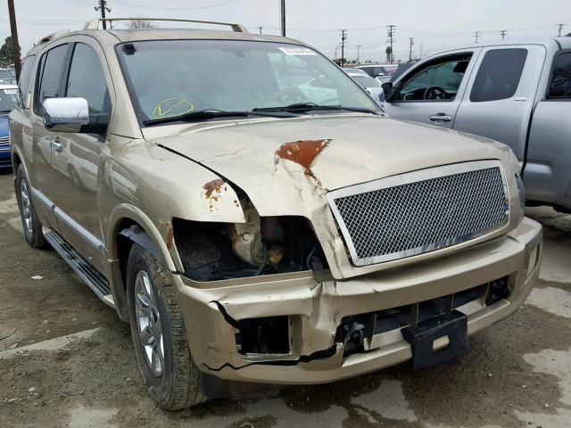 5N3AA08A55N809408 - 2005 INFINITI QX56 GOLD photo 1