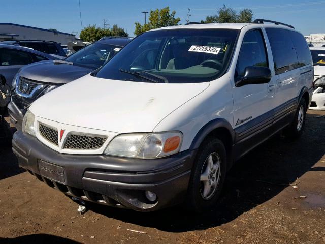 1GMDV23E75D150320 - 2005 PONTIAC MONTANA WHITE photo 2