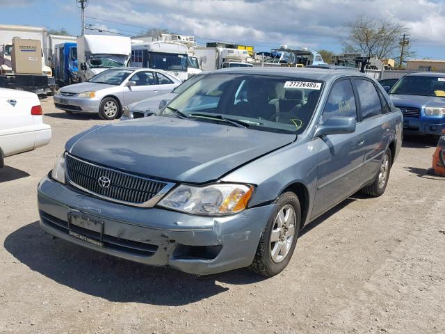 4T1BF28B6YU017328 - 2000 TOYOTA AVALON XL BLUE photo 2