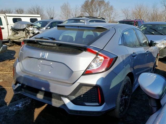 SHHFK7H8XJU412872 - 2018 HONDA CIVIC EXL SILVER photo 4