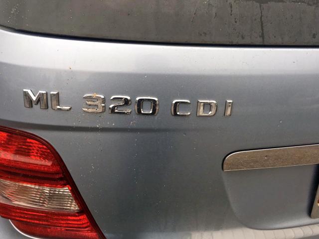 4JGBB22E58A429210 - 2008 MERCEDES-BENZ ML 320 CDI BLUE photo 10