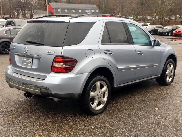 4JGBB22E58A429210 - 2008 MERCEDES-BENZ ML 320 CDI BLUE photo 4