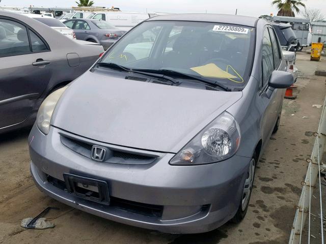 JHMGD38448S055366 - 2008 HONDA FIT SILVER photo 2