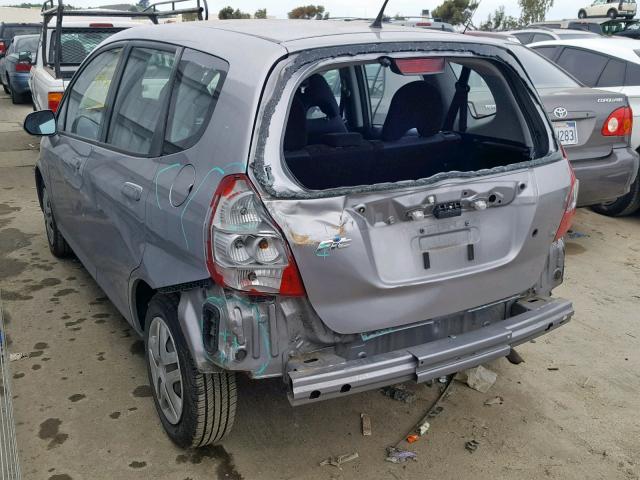 JHMGD38448S055366 - 2008 HONDA FIT SILVER photo 3