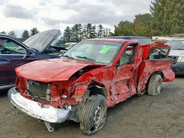 1GCCS148368180131 - 2006 CHEVROLET COLORADO RED photo 2