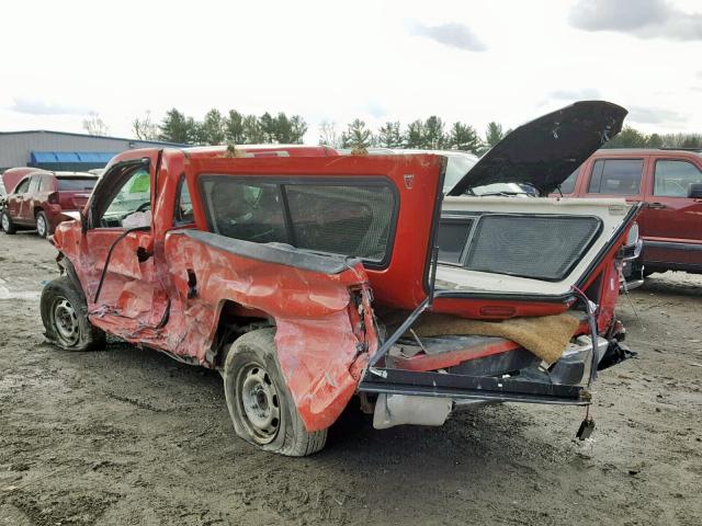 1GCCS148368180131 - 2006 CHEVROLET COLORADO RED photo 3