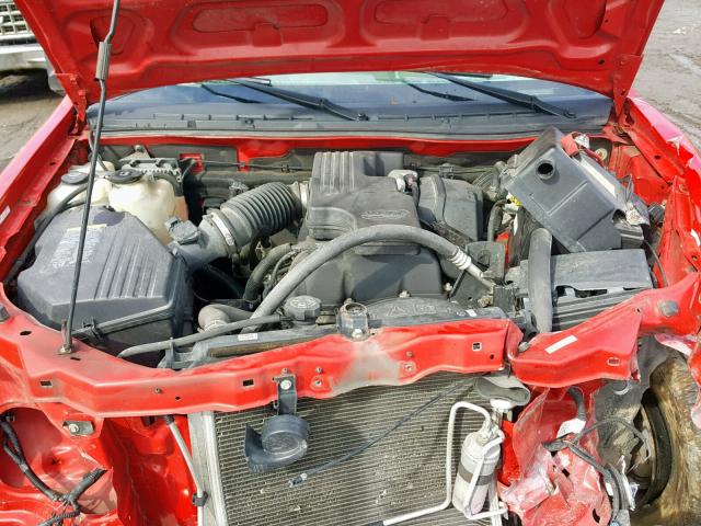 1GCCS148368180131 - 2006 CHEVROLET COLORADO RED photo 7