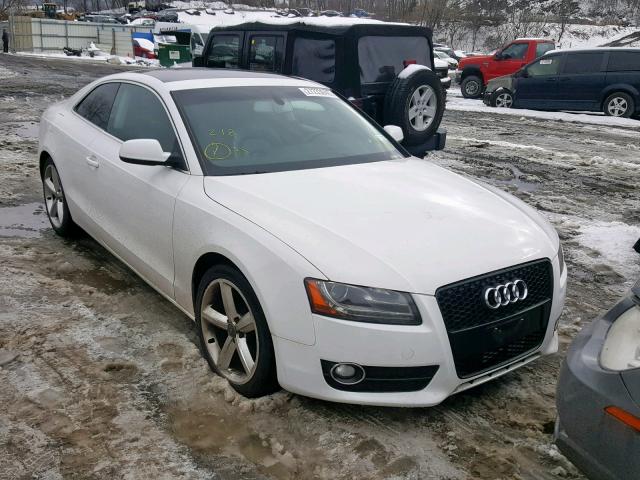 WAULFAFRXAA005609 - 2010 AUDI A5 PREMIUM WHITE photo 1