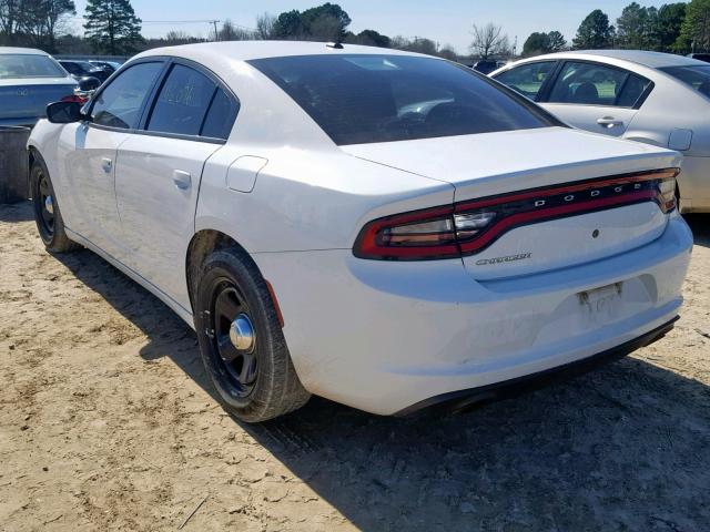 2C3CDXAT0FH754656 - 2015 DODGE CHARGER PO WHITE photo 3