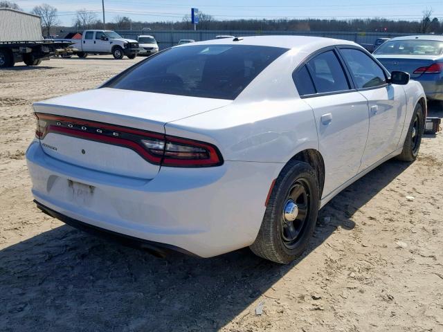2C3CDXAT0FH754656 - 2015 DODGE CHARGER PO WHITE photo 4
