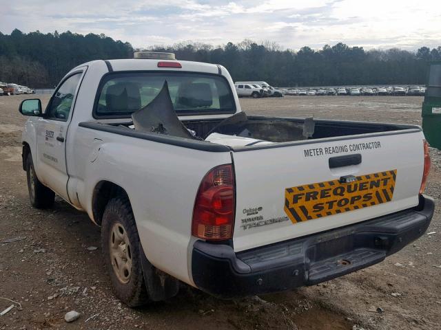 5TFNX4CN2EX031894 - 2014 TOYOTA TACOMA WHITE photo 3