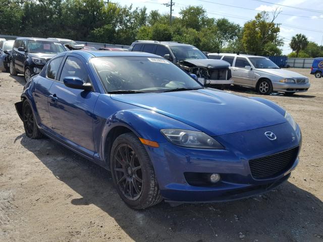 JM1FE17N840138300 - 2004 MAZDA RX8 BLUE photo 1