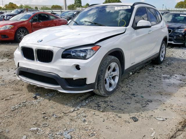 WBAVM1C59FV319154 - 2015 BMW X1 SDRIVE2 WHITE photo 2