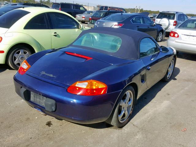 WP0CA29861U622739 - 2001 PORSCHE BOXSTER BLUE photo 4