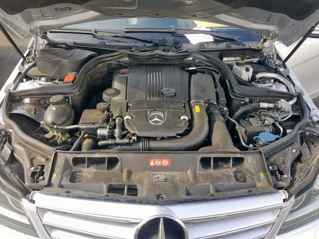 WDDGF4HB9CR215828 - 2012 MERCEDES-BENZ C 250 SILVER photo 7