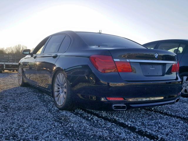 WBAKB83509CY58070 - 2009 BMW 750 LI BLACK photo 3