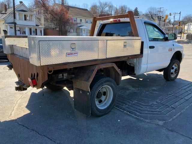 3D7MX46A67G771448 - 2007 DODGE RAM 3500 S WHITE photo 4