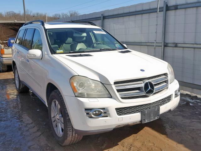 4JGBF71E77A126995 - 2007 MERCEDES-BENZ GL 450 4MA WHITE photo 1