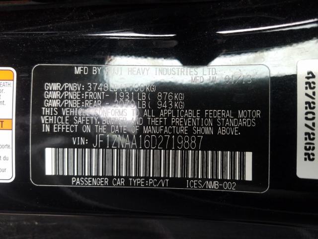 JF1ZNAA16D2719887 - 2013 TOYOTA SCION FR-S  photo 10