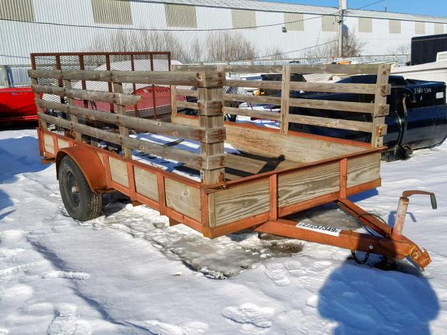 4AJFS1216MJ000851 - 1991 UTILITY TRAILER ORANGE photo 1