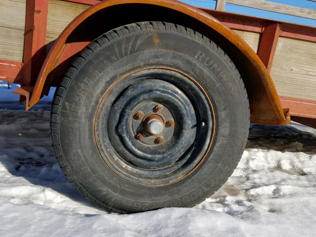 4AJFS1216MJ000851 - 1991 UTILITY TRAILER ORANGE photo 8