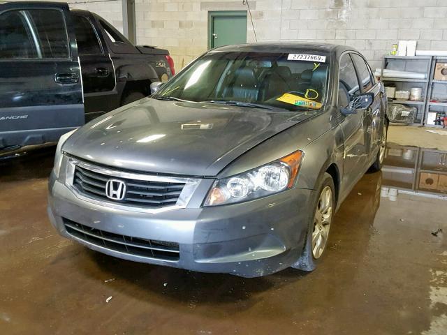 1HGCP26899A017163 - 2009 HONDA ACCORD EXL GRAY photo 2