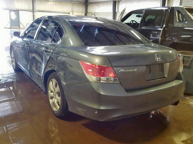 1HGCP26899A017163 - 2009 HONDA ACCORD EXL GRAY photo 3