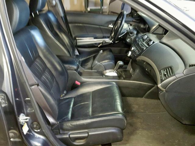 1HGCP26899A017163 - 2009 HONDA ACCORD EXL GRAY photo 5