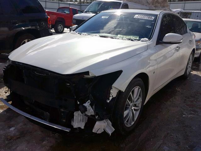 JN1BV7AR8EM692124 - 2014 INFINITI Q50 BASE WHITE photo 2