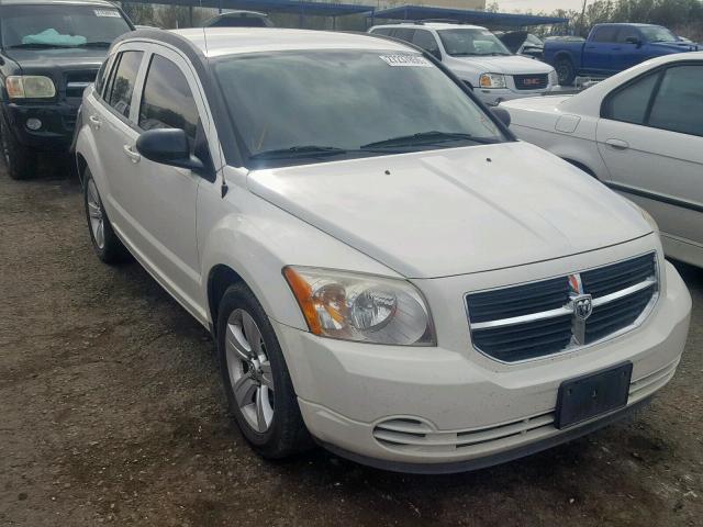 1B3CB4HA9AD630154 - 2010 DODGE CALIBER SX WHITE photo 1