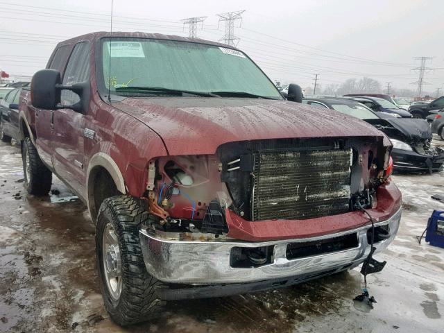 1FTWW31P85ED11305 - 2005 FORD F350 SRW S RED photo 1