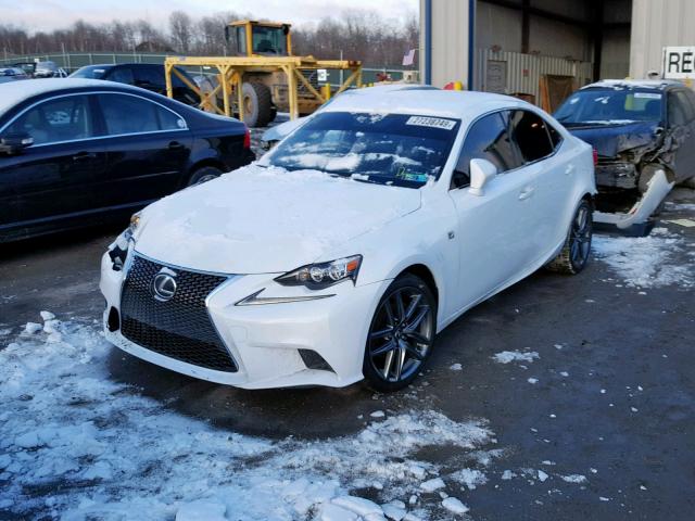 JTHBF1D23E5018798 - 2014 LEXUS IS 250 WHITE photo 2