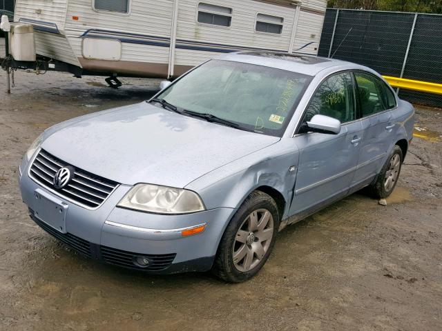 WVWRH63B73P205536 - 2003 VOLKSWAGEN PASSAT GLX 蓝色 照片 2