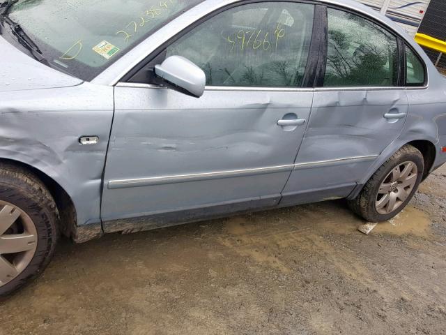 WVWRH63B73P205536 - 2003 VOLKSWAGEN PASSAT GLX 蓝色 照片 9