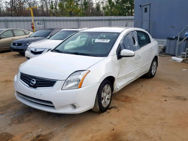 3N1AB6AP4BL729270 - 2011 NISSAN SENTRA 2.0 WHITE photo 2